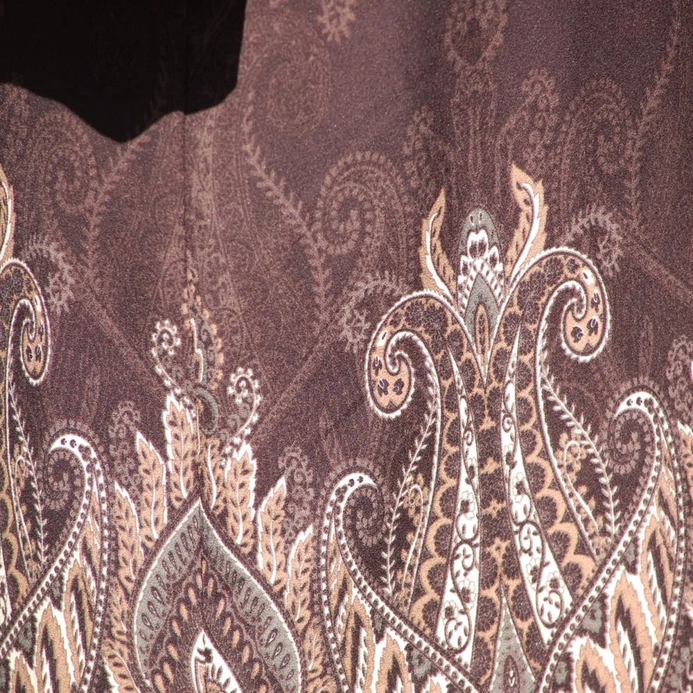 Banana Republic Brown and Paisley Dress - Picture 3 of 6